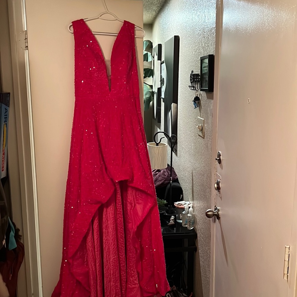 Beautiful fuscia pink formal dress